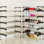 Метална етажерка за обувки на 6 нива Метална етажерка за обувки на 6 нива Метална етажерка за обувки, снимка 8