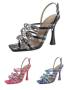 Дамски сандали на висок ток, 3цвята , снимка 1 - Сандали - 37398583