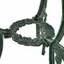 vidaXL Бистро комплект, 3 части, лят алуминий, зелен, снимка 3