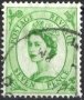 Клеймована марка Кралица Елизабет II 1954 от Великобритания, снимка 1 - Филателия - 37997115