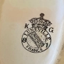 LUNEVILLE France K&G Vintage(1880-1922) Hand Painted . Чинийка за специи., снимка 7