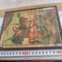 Стара руска домашна икона - литография, снимка 5 - Антикварни и старинни предмети - 37565051