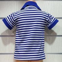Нова детска моряшка блуза/риза с трансферен печат Котва, с яка от 1 годинка до 15 години, снимка 3 - Детски Блузи и туники - 29029482