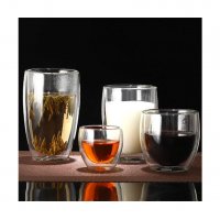 2963 Чаша от двустенно стъкло за топли, студени напитки и кафе, снимка 9 - Чаши - 34264761