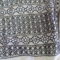 Винтич Копринена Женска Риза ръчно бродирана, снимка 7 - Антикварни и старинни предмети - 31770400