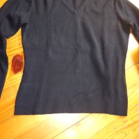 черен пуловер, снимка 1 - Блузи с дълъг ръкав и пуловери - 42898971