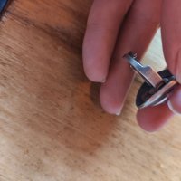 Стар сребърен пръстен с необработен рубин (10) , снимка 6 - Пръстени - 38590469