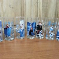  стъклени водни чаши детски , снимка 1 - Колекции - 38595906