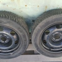 6 броя 16цола метални джанти с гуми за пежо peugeot ситроен citroen , снимка 2 - Гуми и джанти - 13536310