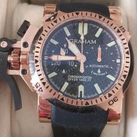 Мъжки луксозен часовник GRAHAM CHRONOFIGHTER DIVER 1000 FT, снимка 1 - Мъжки - 36895290