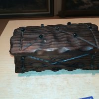 дървена кутия с метален обков-внос франция, снимка 7 - Колекции - 29524385