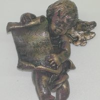 Фигурка ангелче, снимка 1 - Антикварни и старинни предмети - 29824985