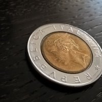 Монета - Италия - 500 лири | 1992г., снимка 2 - Нумизматика и бонистика - 31892619