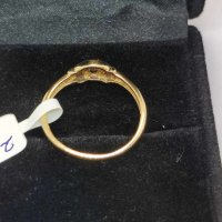Златен пръстен с Брилянт-2.05гр/14кр, снимка 7 - Пръстени - 42733199
