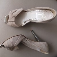 Обувки на ток -от Естествен велур, снимка 5 - Дамски обувки на ток - 38394218