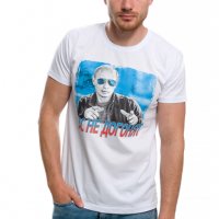 Нова мъжка бяла тениска с трансферен печат Владимир Путин, Нас не догонят,Русия, снимка 3 - Тениски - 28248753