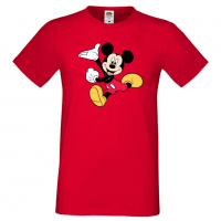 Мъжка тениска Mickey Mouse 5 Подарък,Изненада,Рожден ден, снимка 8 - Тениски - 36576314