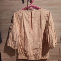 Елегантна и ефектна бледорозова блуза, снимка 3 - Блузи с дълъг ръкав и пуловери - 35637479