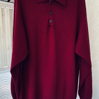 Блуза/ пуловер CARLO COMBERTI коприна и кашмир, снимка 9 - Пуловери - 44583538