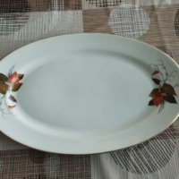 Голяма порцеланова чиния за плато (сирена,колбаси), снимка 1 - Чинии - 39078116