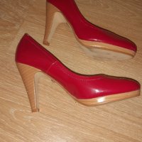 Обувки на ток- Buffalo (червени, 39 размер), снимка 11 - Дамски обувки на ток - 37101432