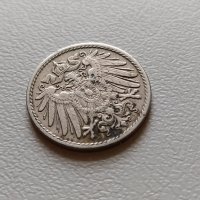 5 пфенига 1913 J  Германия  (Германска империя) Рядка, снимка 2 - Нумизматика и бонистика - 38976276