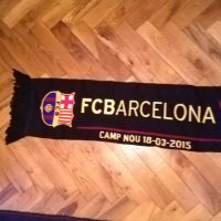 Барселона -Манчестър Сити мач от Шампионска лига 2015г футболен шал, снимка 10 - Футбол - 30345343
