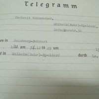 № 5702 осем броя стари германски телеграми 1929 г / 1930 г , снимка 7 - Антикварни и старинни предмети - 34519500
