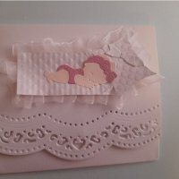 Картичка с плик за новородено бебче момиченце, снимка 2 - Други - 37345903