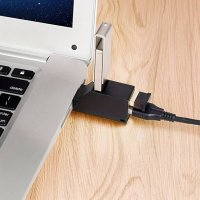 Мини USB хъб 3 в 1 USB 3.0/USB 2.0, снимка 7 - Кабели и адаптери - 44481919