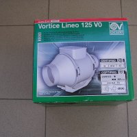 Вентилатор за канален монтаж Vortice LINEO 125 VO, 365 m³/h, снимка 2 - Други машини и части - 37601343