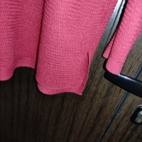 Дълга туника бордо  с остро деколте размер Л-ХЛ , снимка 3 - Блузи с дълъг ръкав и пуловери - 34493847