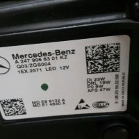 Фар ляв за Mercedes GLA W247 FULL LED A2479066301 2019г 2020г 2021г, снимка 6 - Части - 36785161