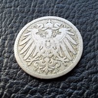 Стара монета 5 пфенига 1894 г.буква А -Германия - рядка , 130 годишна  !, снимка 8 - Нумизматика и бонистика - 39657977