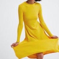 Zara нова жълта рокля, снимка 3 - Рокли - 37982301