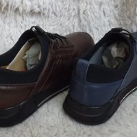 Обувки, естествена кожа, ластични връзки, код 203/ББ2/75, снимка 7 - Спортно елегантни обувки - 42923947