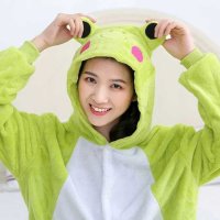 Пухкава пижама, Костюми тип onesie и kigurumi, жабче, снимка 3 - Пижами - 38312208