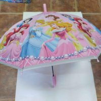 Детски чадър Принцеси,75см диаметър, снимка 1 - Чадъри - 37423556