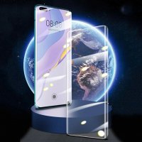 Huawei Mate 50 40 Pro / P40 Pro / Plus + / 3D UV Nano Извит стъклен протектор с ЦЯЛО ТЕЧНО ЛЕПИЛО, снимка 3 - Фолия, протектори - 28604241