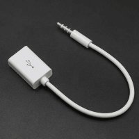 Преходник AUX/Стерео Жак M 3,5mm към USB за музика от флашка за кола, снимка 5 - Аксесоари и консумативи - 42093818