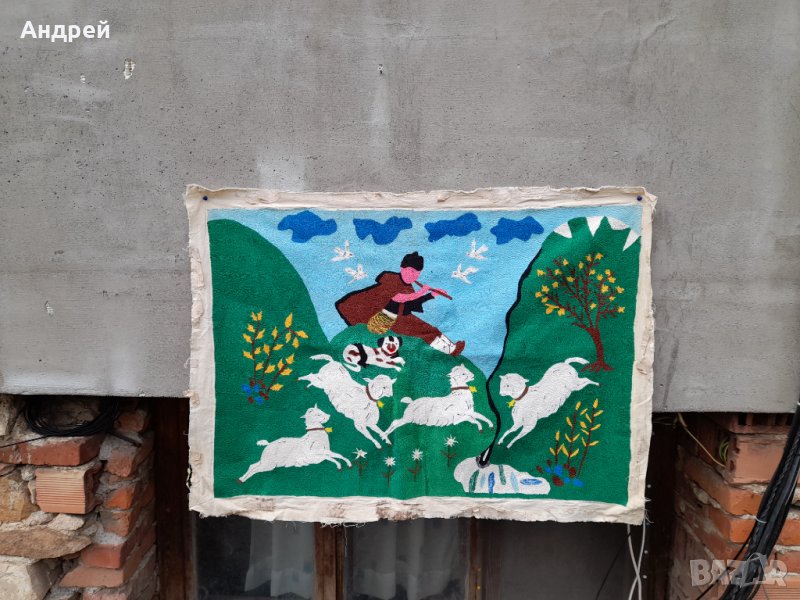 Старинен ковьор,покривка за стена #178, снимка 1