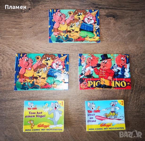 Ретро мини комикси, пъзели, лепенки, снимка 1