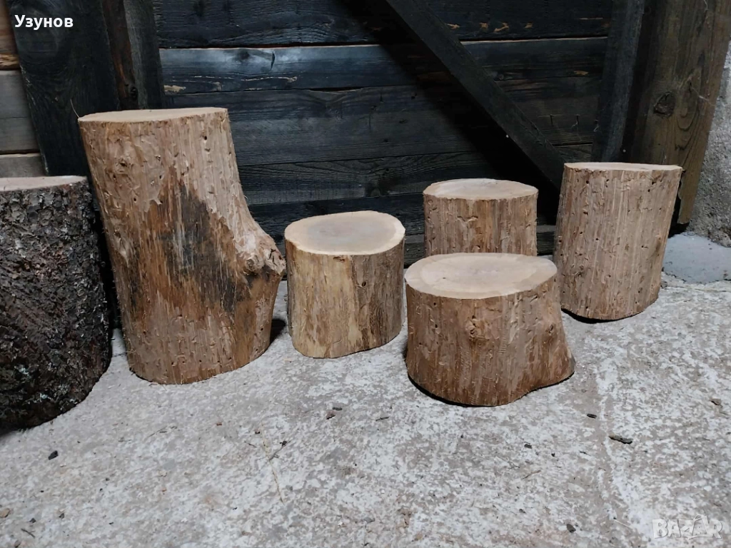  Дъбови Трупчета за месо и кокали, снимка 1