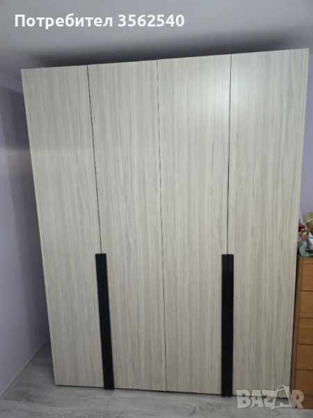  Без следи от употреба!!Спалня/Гардероб/2 бр нощни шкафчета, снимка 1