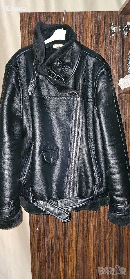 Кожено якето за зима , снимка 1
