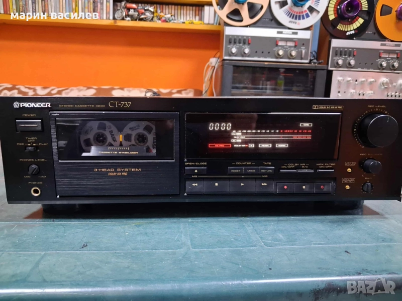 дек pioneer ct 737 3 head, снимка 1