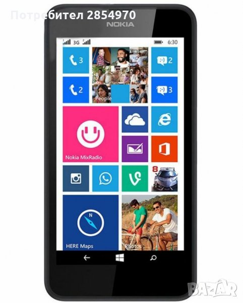 Nokia Lumia 630  3G wifi  gps, снимка 1