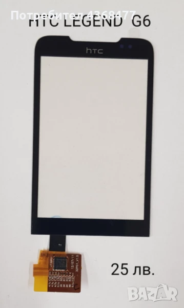 ТЪЧСКРИЙЙН Touchscreen ДИСПЛЕЙ за HTC LEGEND G6,DESIRE HD,HTC HD7,HTC RHYME,DIAMOND 2,HTC EXPLORER , снимка 1