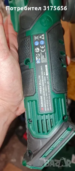 Акумулаторен ъглошлайф Parkside , снимка 1