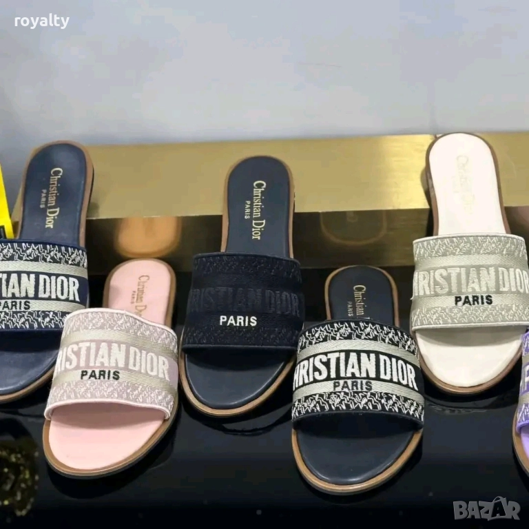 Christian Dior Дамски Чехли Различни Цветове , снимка 1